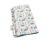 Sea Horses and Turtles Portable Waterproof PUL Travel Change Mats