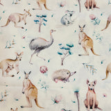 Australian Animals Burp Cloths