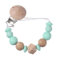 Beachwood and BPA Free Silicone Teething Pacifier Chains