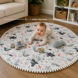 Ocean Creatures 350gm Wadding Tummy Play Time Rug