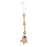 Beachwood and BPA Free Silicone Teething Pacifier Chain