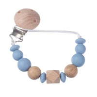 Beachwood and BPA Free Silicone Teething Pacifier Chains