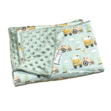 Barn Animals Minky Blanket