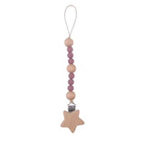 Beachwood and BPA Free Silicone Teething Pacifier Chain