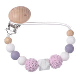 Beachwood BPA Free Silicone and Crochet Teething Pacifier Chains