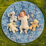 Blues Mina Mina Dreaming Warlukurlanga Warlu Thick Tummy Time Baby Play Mat
