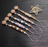 Beachwood BPA Free Silicone and Crochet Teething Pacifier Chains