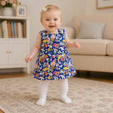 Wattle Cornflower Babies Reversible Dress