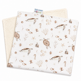 Sea Turtles Beige Sherpa Fleece Rug