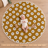 Daisy Chain Mustard Tummy Play Time Mat