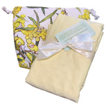Yellow Wattle Babies Waterproof Change Mat Tote Bag  Bib Burp Set