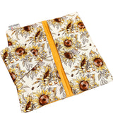 Sunflowers Portable Travel Nappy Wallet