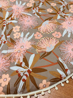Gumtree Native Blossoms- Beige - Jocelyn Proust- 350gm Wadding Play Time Mat