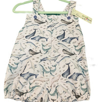 Under the Sea Whales Romper