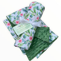 Amelia Gumnuts Eucalypts and Blossoms Travel Changing Mat - Portable - waterproof