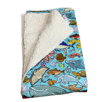 Mortimer Sea Creatures Snuggling Sherpa Rug