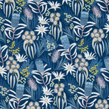 Moonlit Flora - Blue - Joselyn Proust 350gm Wadding  Play Time Mat