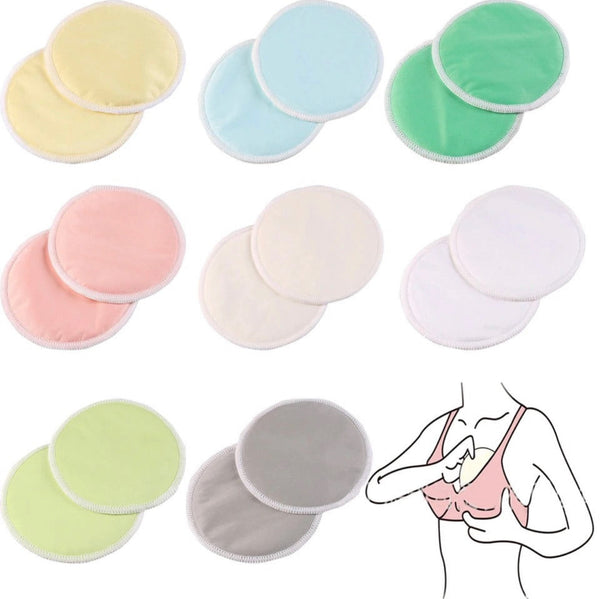 Bamboo Breast Pads - 3 Pairs - Waterproof and Reusable