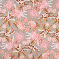 Gumtree Native Blossoms- Beige - Jocelyn Proust- 350gm Wadding Play Time Mat