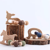 Beachwood Animals Crochet Cotton Teething Toys
